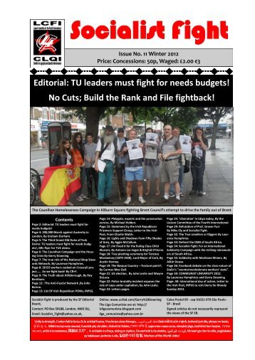 Socialist Fight - Indymedia Ireland