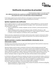 NotificaciÃ³n de prÃ¡cticas de privacidad - Positive Healthcare