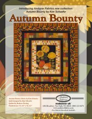 Autumn Bounty by Kim Schaefer - 3 Dudes Quilting