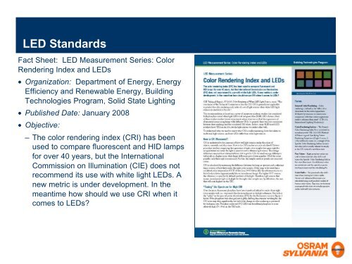 LED adoption in general lighting applications