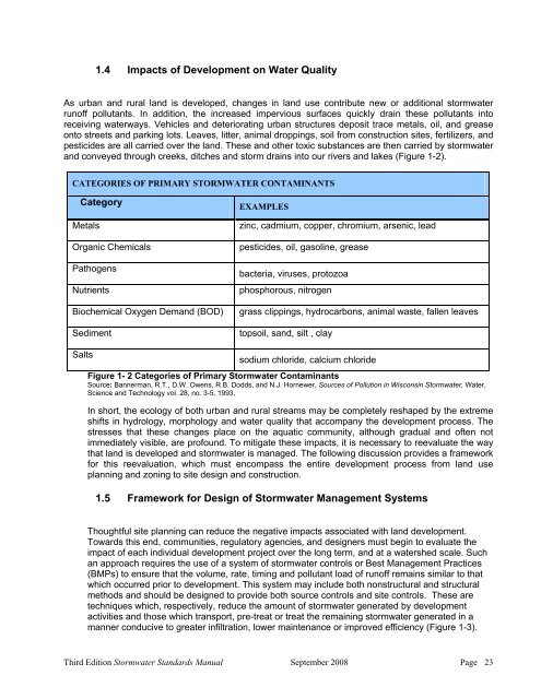 Stormwater Management Standards Manual - Toledo Metropolitan ...