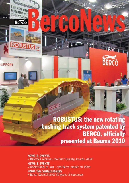 ROBUSTUS: the new rotating bushing track system ... - Berco S.p.A