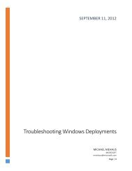 Troubleshooting Windows Deployments 2012-09-11 - TechNet Blogs