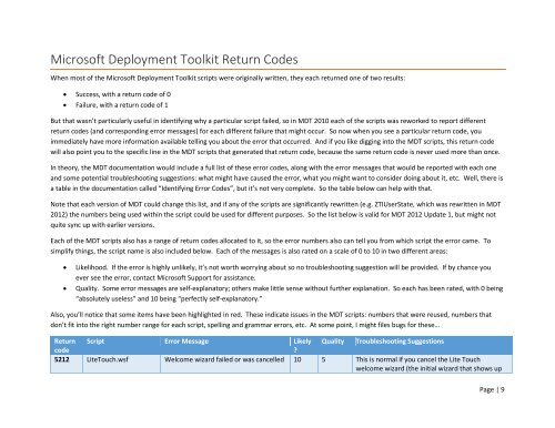 Troubleshooting Windows Deployments 2012-09-11 - TechNet Blogs