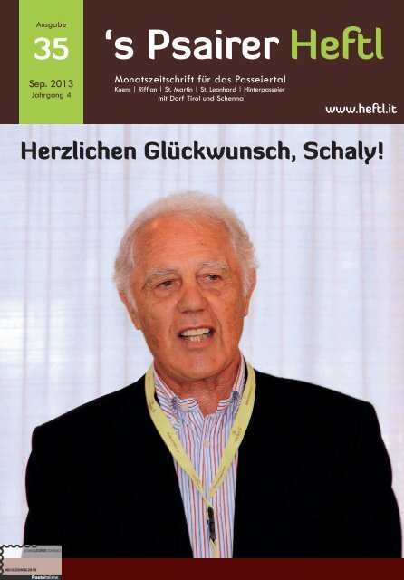 Karl â€žSchalyâ€ Pichler - Psairer Heftl