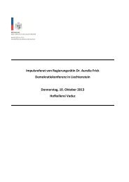 Impulsreferat von RegierungsrÃ¤tin Dr. Aurelia Frick ...