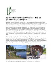 Lyckad fisketÃ¤vling i UvasjÃ¶n Ã¤ven 2011 - HushÃ¥llningssÃ¤llskapet ...