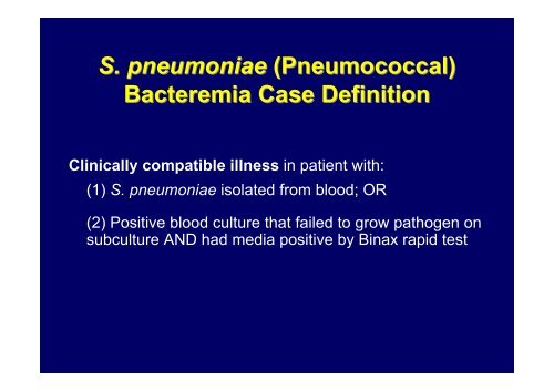 Invasive Pneumococcal Disease in Thailand