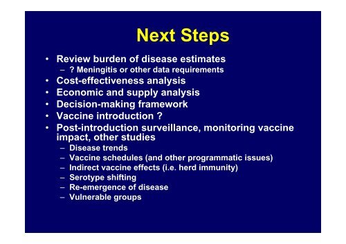 Invasive Pneumococcal Disease in Thailand