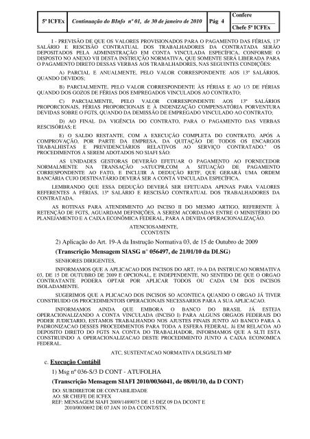 BInfo - 01 - 5Âª ICFEx - ExÃ©rcito Brasileiro