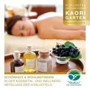 KAORI-Garten Preisliste als PDF downloaden - Vitalhotel der ...