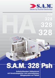 Datenblatt SAM 328 Psh - Aufschnittmaschinen.at