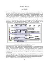 Battle Stories Logistics - Center for Strategic Leadership - U.S. Army