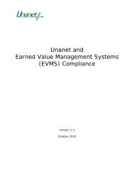 Unanet & Earned Value Management White Paper