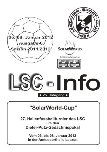 LSC Info Ausgabe 6 Saison 2011/2012 - Leezener SC