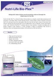 a detailed product information sheet. - Nutri-Tech Solutions