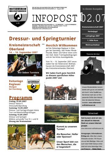 0207 INFOPOST - Reiterverein Wolfratshausen e.V.