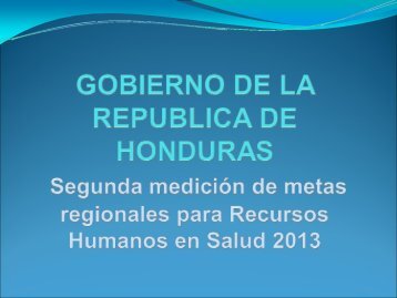 Segunda mediciÃ³n en Honduras - Observatorio de Recursos ...
