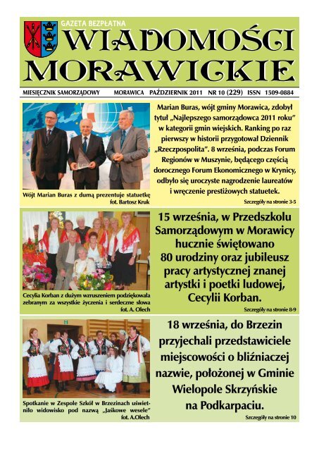 15 Wrzeånia W Przedszkolu Samorzädowym W Morawicy Hucznie