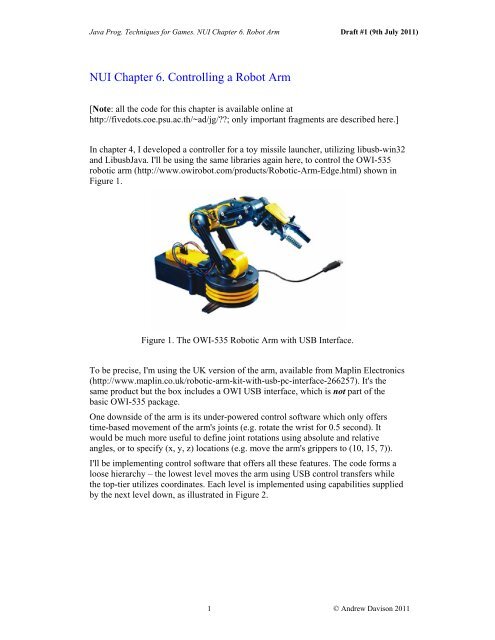 owi 535 robotic arm