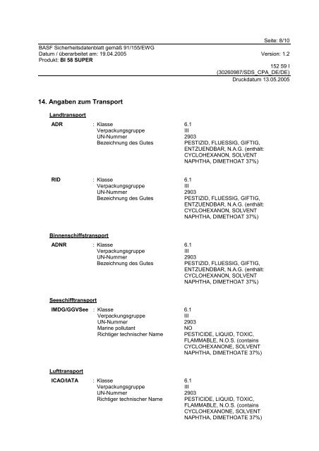 Bi 58 Super - Getreide AG