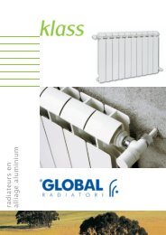 radiateurs en alliage aluminium - Global