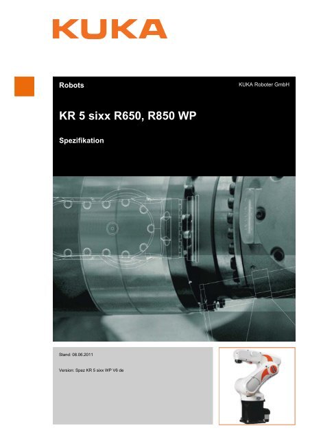 KR 5 sixx R650 WP, Roboter - KUKA Robotics