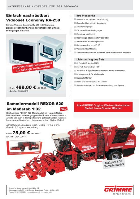 778,26 EUR 762,79 EUR - bei Grimme