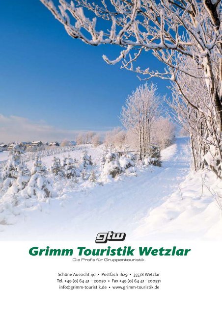 Saisoneröffnungs - Grimm Touristik