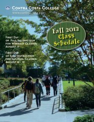 Fall 2012 Class Schedule - Contra Costa College
