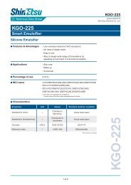 KGO-225 Smart Emulsifier