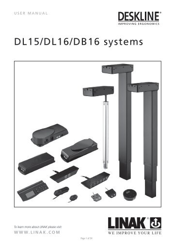 DL15/DL16/DB16 systems - Linak