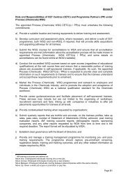 Annex B Role and Responsibilities of CET Centres (CETC ... - WDA