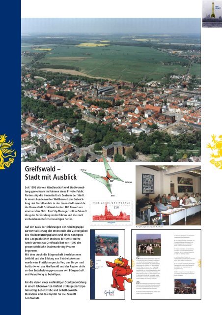 10 Jahre Stadtsanierung in der Universitäts - Hansestadt Greifswald