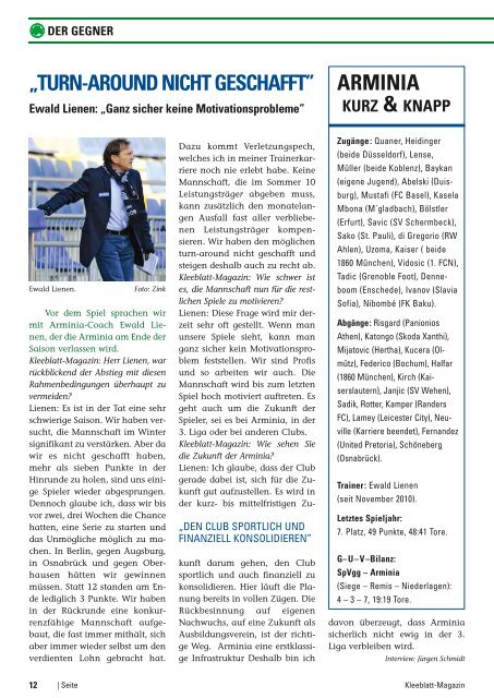 KLEEBLATTMAGAZIN - SpVgg Greuther Fürth