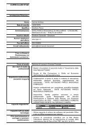 Andrea Gennai - Curriculum Vitae e Retribuzione - Parco Regionale ...