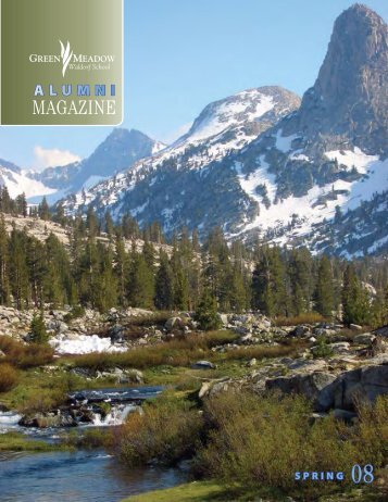 Alumni Magazine Spring 2008 - Green Meadow Waldorf School