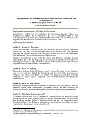 11. Zusatzprotokoll zur EMRK (laut Europarat) - unhcr