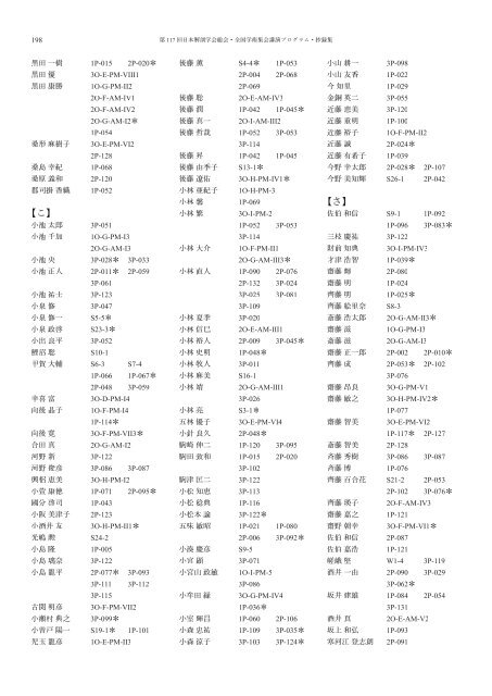 ç¬¬117åæ¥æ¬è§£åå­¦ä¼ç·ä¼ã»å¨å½å­¦è¡éä¼ è¬æ¼ãã­ã°ã©ã ã»æé²é PDF ...