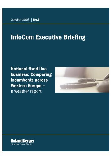 InfoCom Executive Briefing - Roland Berger