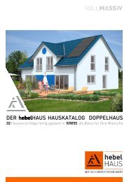 Der Hebelhaus Hauskatalog Doppelhaus