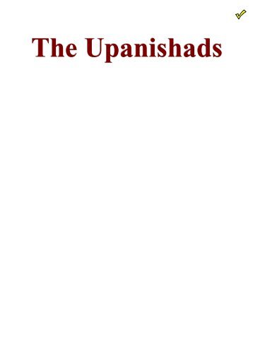 The Upanishads - A Buddhist Library
