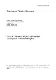 Resettlement Planning Document India: Northeastern ... - Nagaland