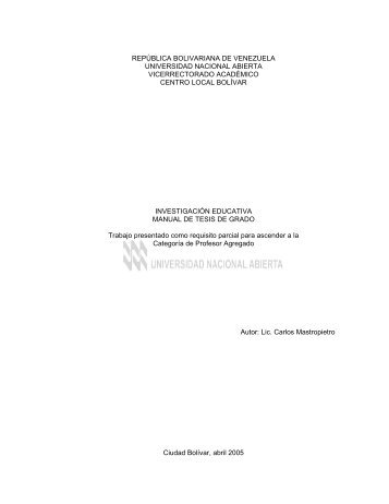 Texto completo - Universidad Nacional Abierta