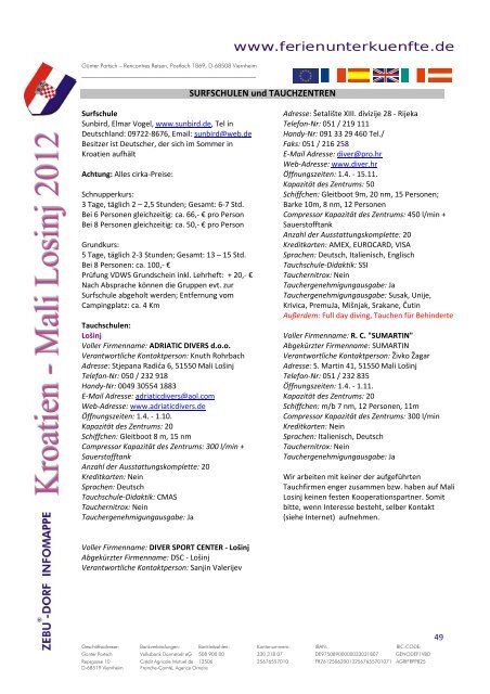 IM â Kroatien 2012 Teil 2 - Ev. Kreisjugenddienst Norden