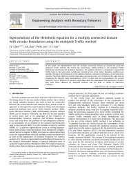 Eigensolutions of the Helmholtz equation for a multiply connected ...