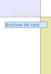 Brochure dei corsi (pdf) - Scuola Universitaria InterfacoltÃ  per le ...