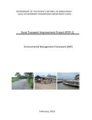 Rural Transport Improvement Project (RTIP-2) - LGED
