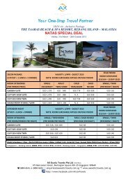 3D2N Taaras Beach Resort & Spa - AX Exotic Travels