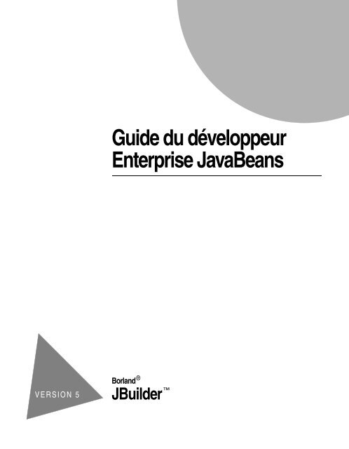 des enterprise beans - DÃ©partement Informatique